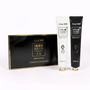 Private label 90g toothpaste whitening toothpaste amino acid cbd toothpaste