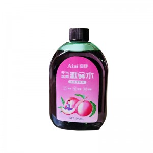 Aim Aimiao Yuanqi Refreshing Peach Flavored Mouthwash Fresh Healthy Flavorful 500ml