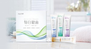 Customized Target Gift Box Meiri Healthy Teeth Toothpaste 140g*4 Fresh Breath White Teeth